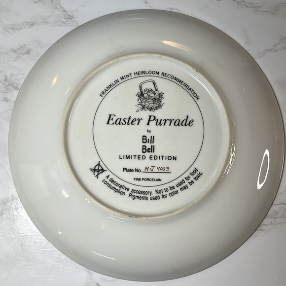 Cat Plates 6 of The Cutest Cat 😻Plates You’ll Ever Find! MeeYoww! Franklin Mint - Picture 13 of 17